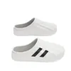Pantuflas para Mujer, Pantuflas Antideslizantes de Suela Gruesa con Punta de Concha, Pantuflas Impermeables para el Hogar para Hombre, Deportes al Aire Libre