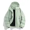 Chaqueta para Hombre Estilo Nuevo 2026 Primavera Holgada con Capucha Color Sólido Versátil Ropa Exterior Ropa de Trabajo Casual Chaqueta Funcional