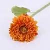Flores Artificiales de Girasol de Peluche para Decoración de Sala de Estar y Entrada, Adornos de Flores Falsas, Ramo Vintage de Mano, Venta Directa en Transmisión en Vivo