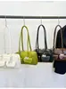 Bolsa de mão simples estilo retrô americano, bolsa bowling, nova bolsa de ombro versátil e estilosa, bolsa casual feminina de alta aparência