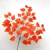 Folhas de Bordo Vermelho, Folhas de Bordo Garra de Galinha, Folhas de Ginkgo, Folhas de Sicômoro, Folhas de Bordo de Cinco Pontas, Galhos de Tília, Folhas Plásticas Falsas