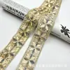 Novos Acessórios de Roupa Bordados Estilo Étnico com Lantejoulas Multicor Renda Cheongsam Vestido de Performance Dinastia Han Acessórios DIY