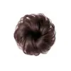 Postizo de moño para mujer, Fabricante realista de moños para el cabello, Moño bajo para novias, Postizo esponjoso de estilo tradicional