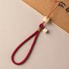 Bonita cadena para teléfono móvil con forma de gato de la suerte Bodhi, colgante para muñeca, exquisita funda antipérdida y resistente a caídas.