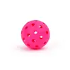 Pickleball 40 Furos 26 Furos 74mm Moldado por Injeção TPE Alta Elasticidade Bola de Treinamento PE Integrado Bola de Competição
