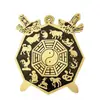 Espejo Gua Sha Grande de Cobre Espejo Convexo para el Hogar Diagrama Yin Yang Tai Chi Colgante de Puerta Ventana de Balcón Espejo Cóncavo Lente Convexo de Cobre