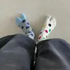 Calcetines Retro Japoneses de Lunares Grandes Coloridos con Dedos Divididos Otoño Nuevo Algodón Color Bloque Coreano Calcetines de Dos Dedos de Media Pantorrilla Sin Costuras