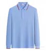 Camisa polo de manga larga con logo personalizado para catering, supermercados, cafeterías, team building, publicidad, camisetas culturales, ropa de trabajo, bordado