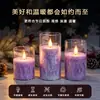 Venta Caliente Flor de Hielo Luz de Vela LED Digital Guía de Vela Atmósfera Cumpleaños Boda Celebración Script Killing Amazon Transfronterizo