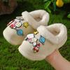 Pantuflas de Algodón para Niños, Cálidas de Invierno para Interior y Exterior, Impermeables y Antideslizantes, Pantuflas de Algodón Removibles para Niños y Niñas