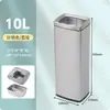 Cubo Comercial de Acero Inoxidable para Residuo de Té con Tubería de Drenaje, Cubo con Filtro Separador de Desechos de Té, Cubo Grande de Agua para Preparar Té en la Sala de Té