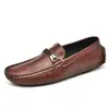 Zapatos para Hombre de Tallas Grandes Transfronterizos Otoño Nuevos Zapatos de Cuero Casual de Negocios para Hombre Suela Suave Slip-on Zapatos de Conducir para Conductor Zapatos de Conducir