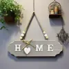 Nuevo letrero de madera de bienvenida transfronterizo, letrero decorativo rústico simple para puerta, letrero de bienvenida, decoración de pared HOME
