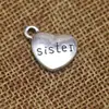 Accesorios para joyería DIY aleación letra miembros de la familia amor colgante Pulsera de alambre europea y americana Accesorios Venta al por mayor