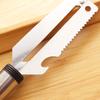 Pelador de manzanas de acero inoxidable, cuchillo para frutas, multifunción, cepillo para melones, pelador de patatas de cocina, pelador.
