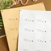 Adesivos simples em inglês para roupas com estampa floral, buquês de flores, acessórios para presentes e caixas de presente. Pronto para venda.
