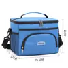 Bolsa de Hielo de Venta Caliente Transfronteriza Tela Oxford Engrosada Conservación de Frescura Bolsa de Picnic Bolsa para Lonchera Bolsa de Hielo Portátil Bolsa Térmica para Almuerzo