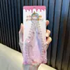 Corrente de Celular com Contas de Cristal Chaveiro de Frasco de Perfume Corrente para Pendurar Pingente de Bolsa para Meninas Pingente de Corrente Dupla Pequeno Presente Venda por Atacado