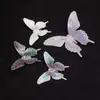 Diadema de novia DIY material estilo coreano corona diadema acrílico transparente color AB mariposa accesorios de corona para vestido