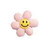 Lindo Rostro Sonriente de Tela Relleno de Algodón Flor de Seis Pétalos Accesorios de Ropa DIY Bolsas Muñeca de Dibujos Animados Accesorios de Joyería Decorativa