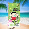Toalha de banho de secagem rápida infantil de grandes dimensões Giz de cera Pequena nova toalha de praia Microfibra Velo de dupla face Toalha de praia com impressão digital