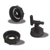 Venta Caliente Transfronteriza Adaptador de Válvula Conector de Plástico IBC Adaptador Anillo Central Doble Cabeza Dientes Internos