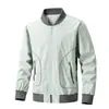 Casaco casual masculino de cor sólida com gola para primavera e outono, jaqueta de moda coreana, conjunto de baseball, outlet de fábrica