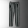 Calça elástica leve de seda gelada respirável para esportes ao ar livre, masculina, solta, moderna, para todos os tipos de uso, reta, casual, de secagem rápida