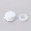 Frasco de vidro para máscara de boca larga 15g 5g produtos transparentes sub-engarrafados para cosméticos Frasco de creme marrom 10g frasco vazio