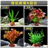 Plantas de Acuario, Decoraciones de Paisajismo con Césped Real, Plantas Aptas para Principiantes, Crisantemo Verde Ciempiés, Plantas de Sombra, Piedra Volcánica, Plantas Verdes Purificadoras de Agua