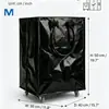 Bolsa de equipaje tipo tote con ruedas Amazon, Bolsa tejida plegable de gran capacidad con tapa, Bolsa de compras con ruedas