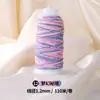 Yunxin Hilo de Algodón Retorcido a Mano Estilo Xizang 1.5mm Hilo Teñido en Degradado Cielo Estrellado para Pulseras Tejidas a Mano DIY Cuerda para Manualidades Cuerda para Tejer Cuerda de Mano