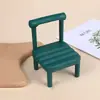 Soporte para Teléfono Móvil, Silla Pequeña, Taburete Pequeño, Estante de Almacenamiento de Escritorio, Taburete Perezoso, Adorno Creativo Mini de Dibujos Animados, Antivibración