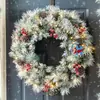Decoraciones Navideñas Transfronterizas Corona Navideña Adornos Colgantes 2.7m Guirnalda Navideña Colgantes de Puerta para Decoraciones de Hotel y Centro Comercial