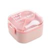 Lonchera caliente transfronteriza, caja para ensalada y fruta, lonchera para oficinistas y niños, lonchera de plástico para estudiantes, ventas directas de fábrica