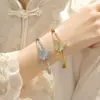 Pulsera Delgada de Mariposa con Diamantes Brillantes Estilo Coreano, con Diseño Hueco de Diamantes, Realza el Cutis, Adecuada para el Uso Diario, Pulsera Versátil y Elegante para Mujeres
