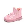 Botas de Nieve Kuromi para Niños Niñas 2025 Invierno Nuevos Zapatos de Algodón de Terciopelo Niñas Kuromi Botas de Algodón Antideslizantes