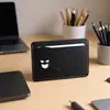 Nuevo Tarjetero Multitarjeta Transfronterizo, Cartera Clásica Simple de Negocios para Hombre, Estuche de Tarjetas Más Vendido con Temática de Murciélago, En Stock