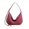 Bolso Tote Retro Transfronterizo de Nicho Tipo Bollo para Mujer 2025 Invierno Nuevo de Gran Capacidad Lujo Ligero de Un Solo Hombro Cruzado