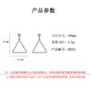 Aretes Elegantes para Mujer Estilo Coreano Pequeños Frescos Triangulares Acero Inoxidable Incrustado Escalera Zirconia Cuadrada Mayorista Transfronterizo Douyin