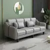 Sofá para sala de estar, adecuado para apartamentos pequeños, tela tecnológica fácil de limpiar, diseño simple y moderno, resistente a los arañazos de gato, se puede usar como sofá cama, plegable, estructura de madera