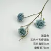 Materiales Florales Azul Cielo para Bodas, Flores de Seda, Arreglos Florales para Celebraciones de Bodas, Decoraciones Florales para Salones, Flores Decorativas Suaves para Techos, Flores para Pasillos