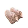 Botas de Nieve de Invierno para Bebé Nuevo Estilo Chino Botas de Algodón Gruesas y Cálidas para Niños Versátiles Elegantes Forradas de Lana Antideslizantes Ultra Suaves Zapatos de Algodón