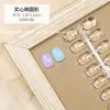 Cartão de Cores para Nail Art Padrão Esmalte para Unhas Planos Sólidos Display Manicure Esmalte para Unhas Cola para Unhas Placa de Cores para Amostra Prática de Esmalte para Unhas