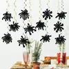 Banner Transfronterizo de Feliz Año Nuevo, Fuegos Artificiales Brillantes, Suministros de Decoración Temática para Fiesta de Año Nuevo, Banner Negro y Dorado