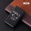 Estuche Delgado para Cigarrillos para 20 Cigarrillos, Ultra-Delgado Portátil para Hombre, Automático Pop-Up, Resistente a la Humedad, Aleación de Aluminio Grabada, Estuche de Cigarrillos de Gama Alta