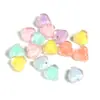 Acrílico Estrela de Cinco Pontas Coração Flor Pequena Contas Transparentes Foscas Contas DIY Acessórios para Joias Contas por Atacado