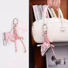 Colgante de Bolsa Serie Miu Serie Deportiva Cuerda Tejida a Mano Corazón de Niña Coche Llavero Versátil Venta al por Mayor de Fábrica