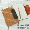 Comércio Exterior Especialmente Projetado para Caderno com Padrão de Cortiça Personalizado Escritório Comercial Fivela Magnética Bloco de Notas A5 Caderno Grosso Pode Ser Impresso com Logotipo