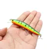 Señuelo minnow flotante de 10 cm 7.6 g cebo artificial para pesca en agua dulce y salada, adecuado para lobina negra, señuelo duro universal ABS